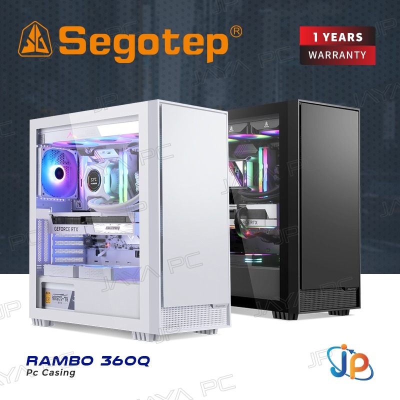 Segotep Rambo 360Q Case  - Tempered Glass Casing