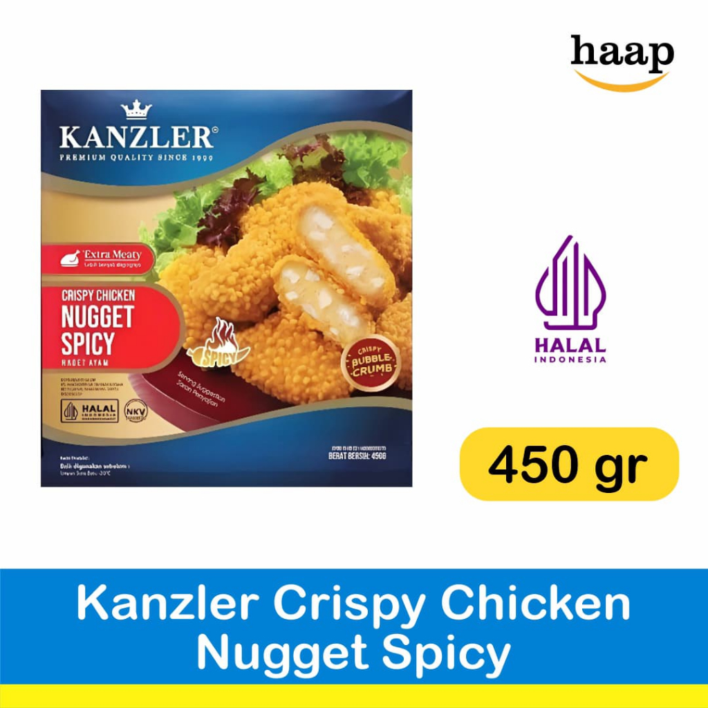 

Kanzler Crispy Spicy Chicken Nugget 450gr