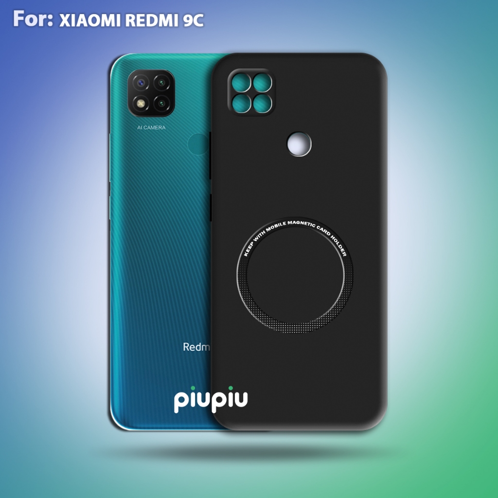 Case Xiaomi Redmi 9C Softcase With Ring Magnetic Premium Casing