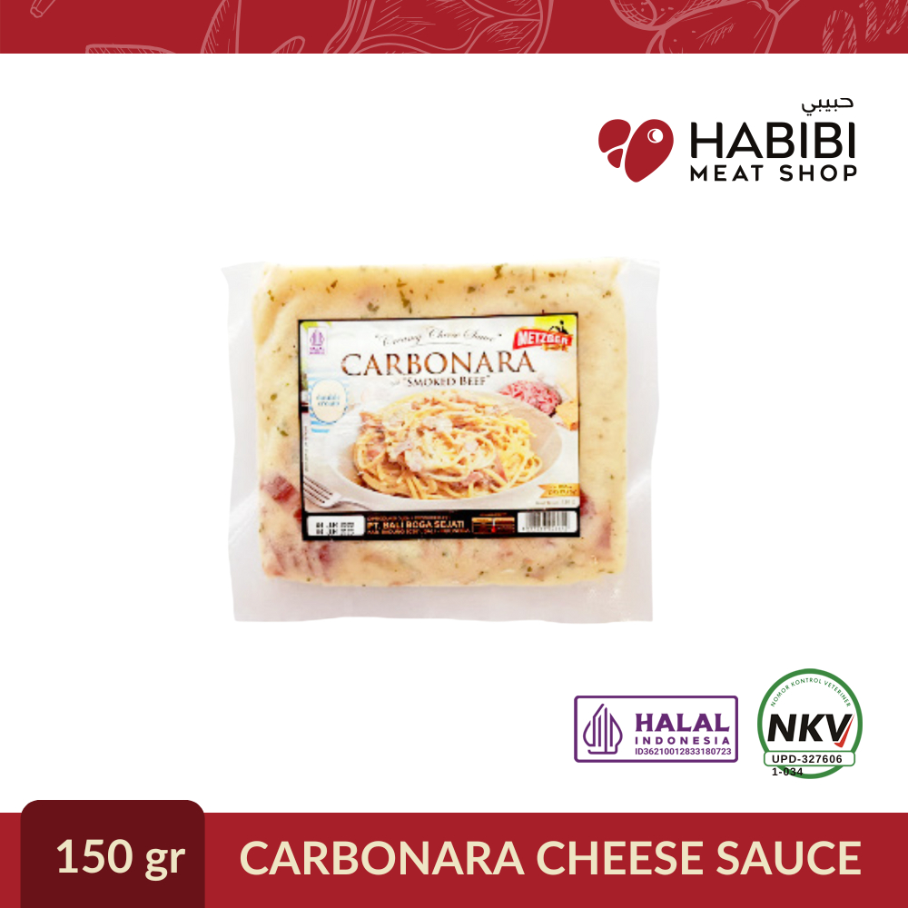 

METZGER CARBONARA CHEESE SAUCE (150gr)
