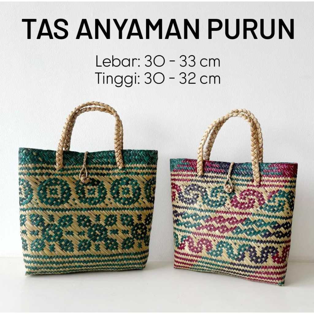 

TAS ANYAMAN / TAS HAMPERS SPOVENIR / TAS HAMPERS NATAL LEBARAN / TAS SOUVENIR UALNG TAHUN