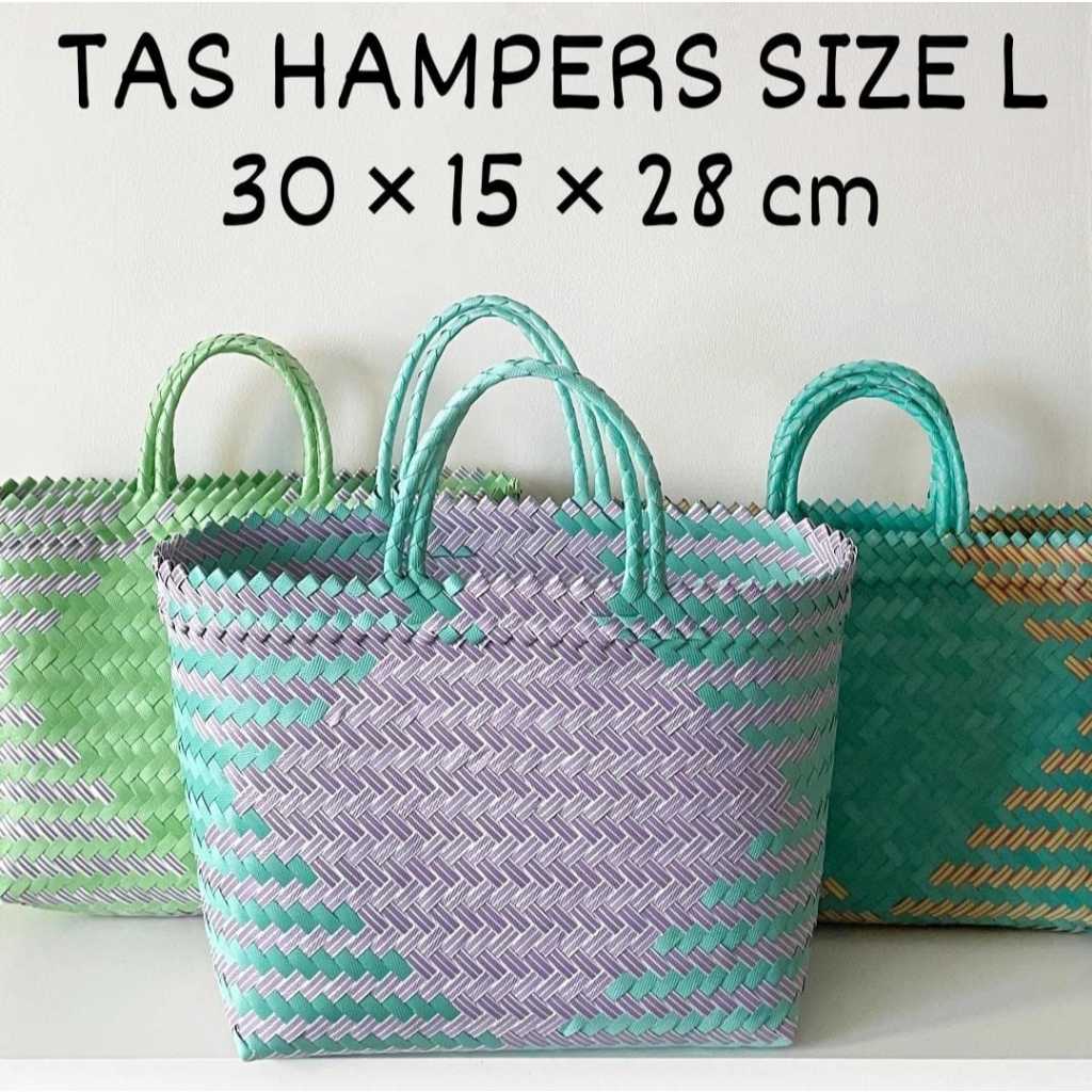 

TAS SEMBAKO LEBARAN IDUL FITRI L / TAS ANYAMAN / TAS LURIK / TAS HAMPERS NATAL