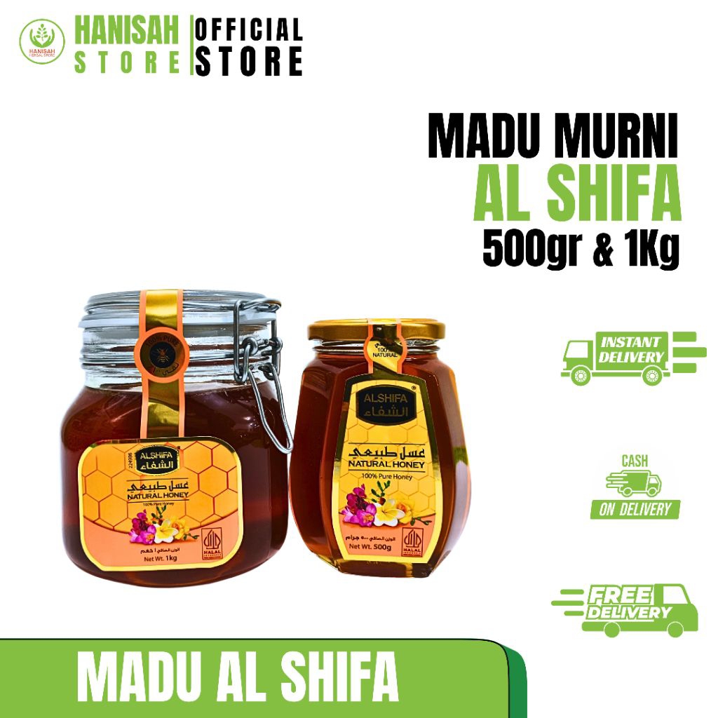 

MADU AL SHIFA | Madu Murni Original 100% | 500gr & 1Kg