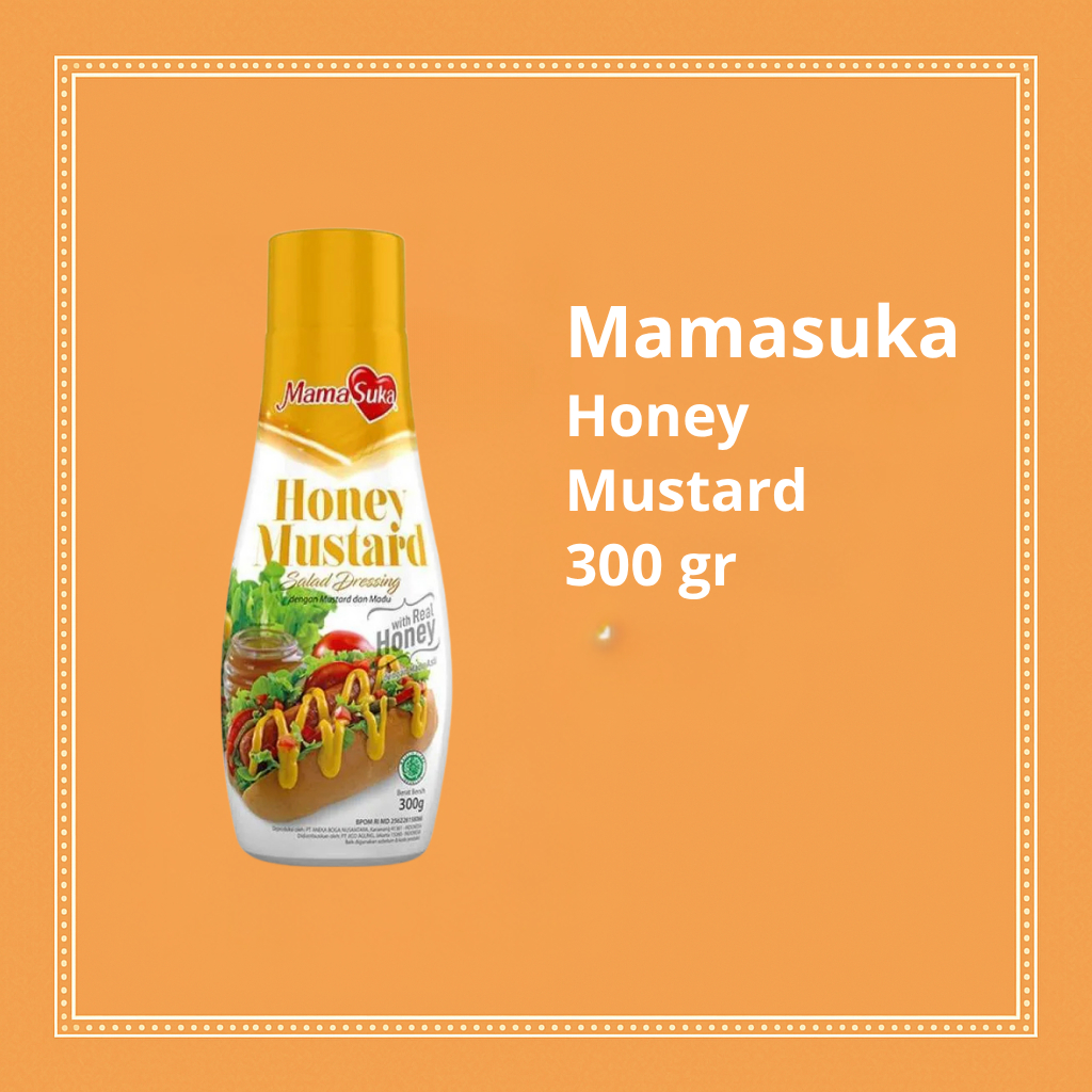 

Mamasuka Honey Mustard 300gr - Saus Manis Asam Gurih untuk Salad, Sandwich & Camilan