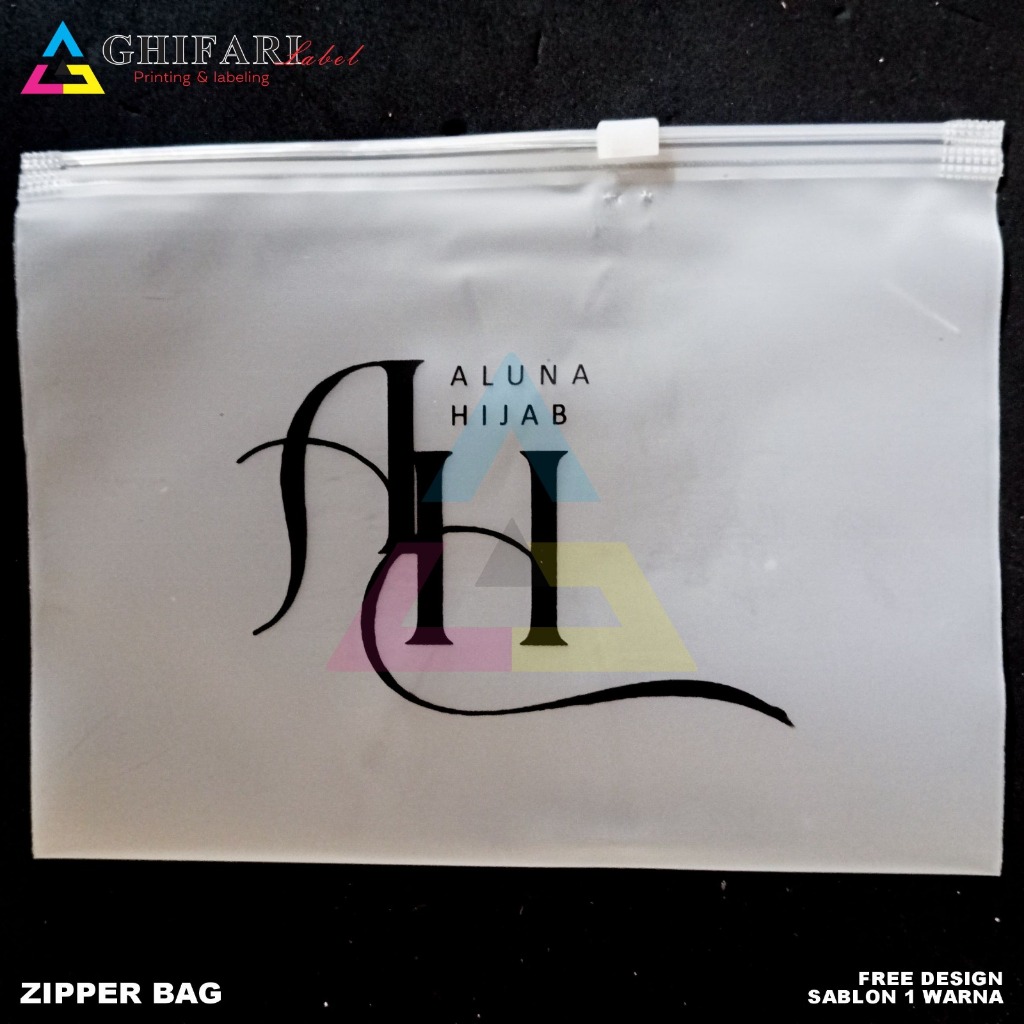 

sablon zipper untuk warna ke dua atau zipper sablon bolak balik