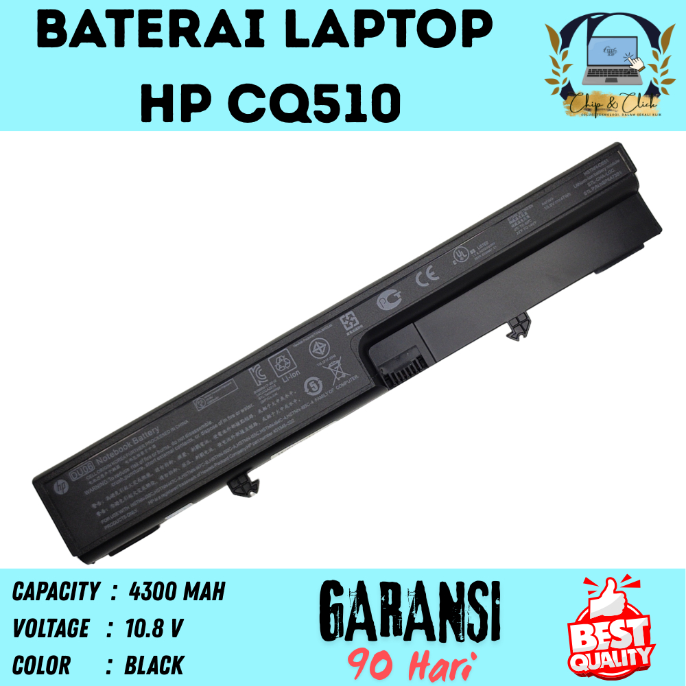CQ510 Baterai Laptop HP Compaq 6520 Series BERGARANSI