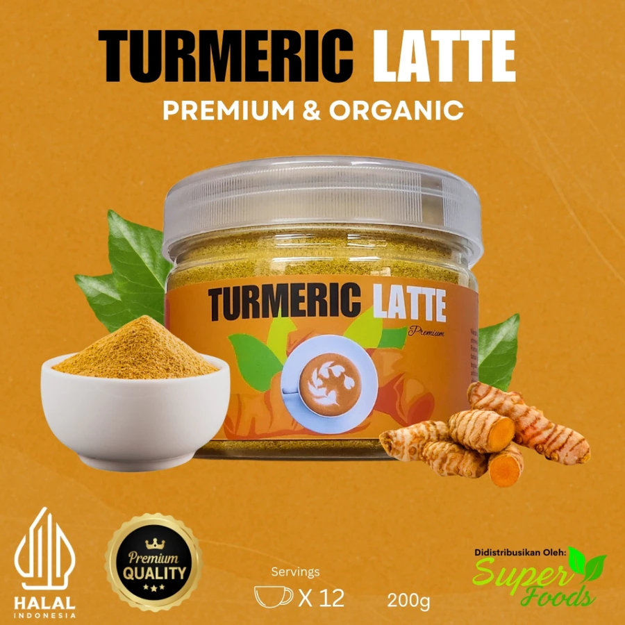 

Turmeric Latte | KUNYIT | PREMIUM | Kesehatan | Jamu Anti Inflamasi & Imun
