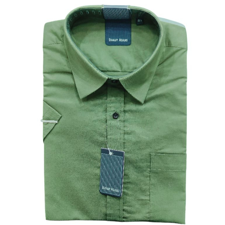 Kemeja Pria Stanley Adam Original Kerja Kantor Formal Lengan Pendek