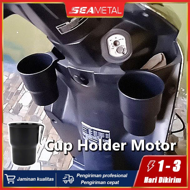 SEAMETAL Cup Holder Holder Botol Minum Motor Cup Holder Botol Untuk Bawa