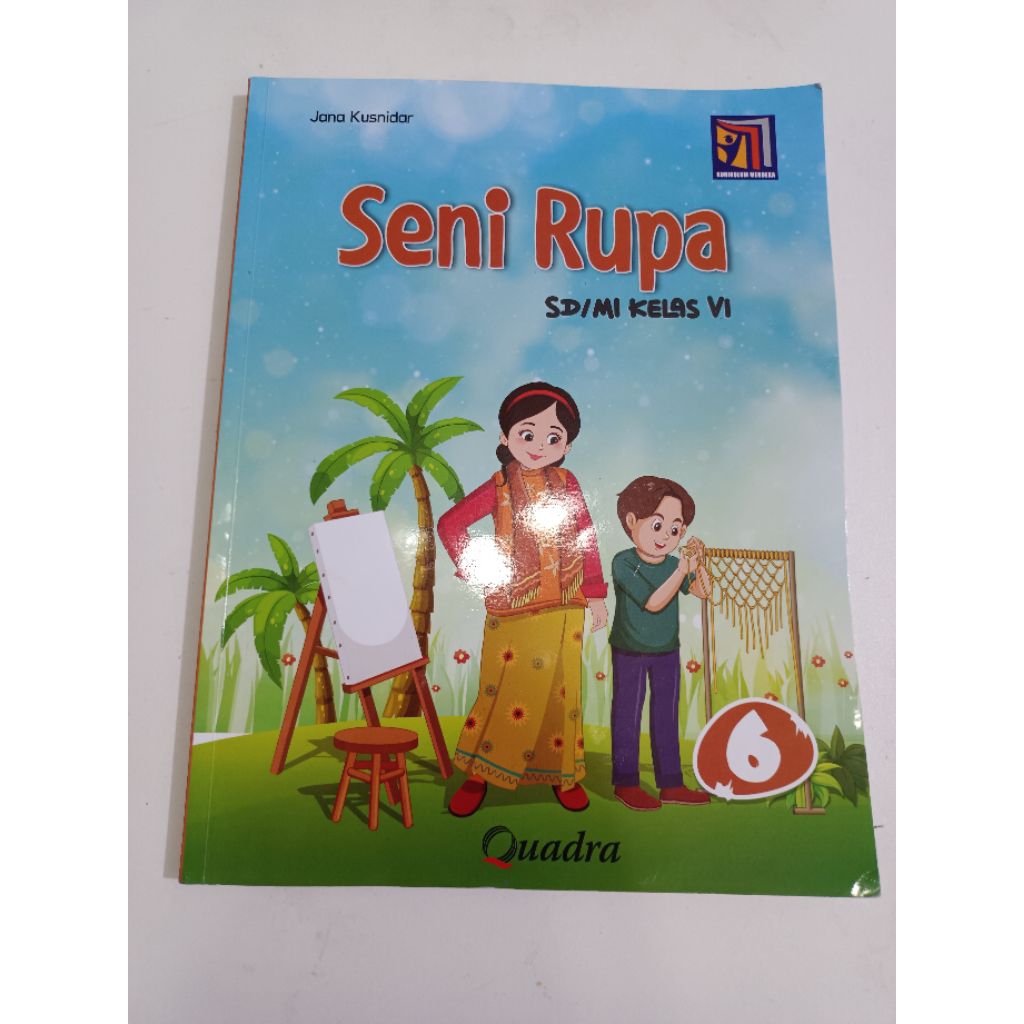 Buku kelas 6 Seni rupa Quadra