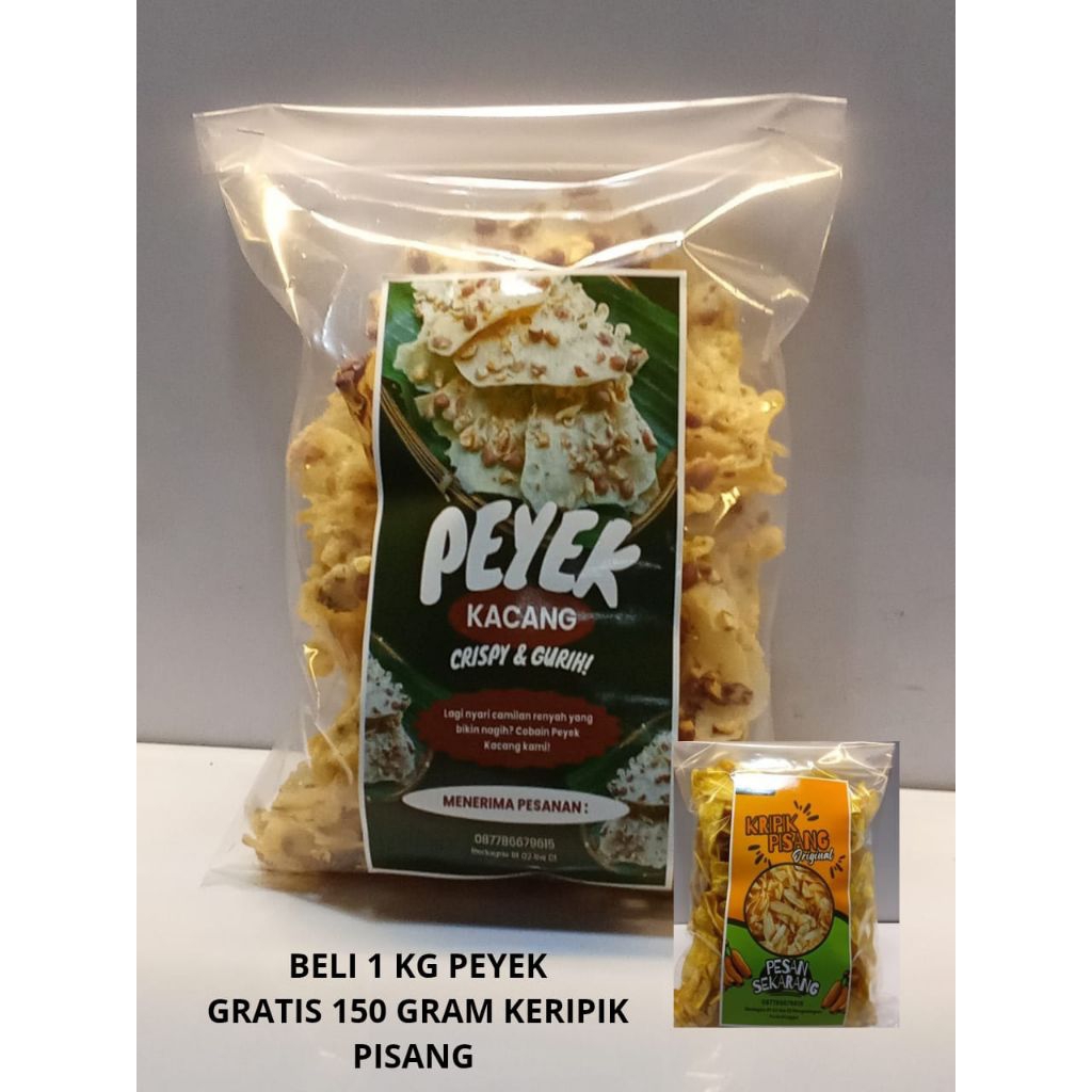 

Peyek kacang renyah bikin nagih