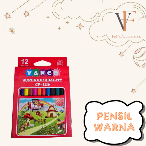 

Felli's Accessories-Vanco Superior Quality Colour Pencils-Pensil Warna Vanco