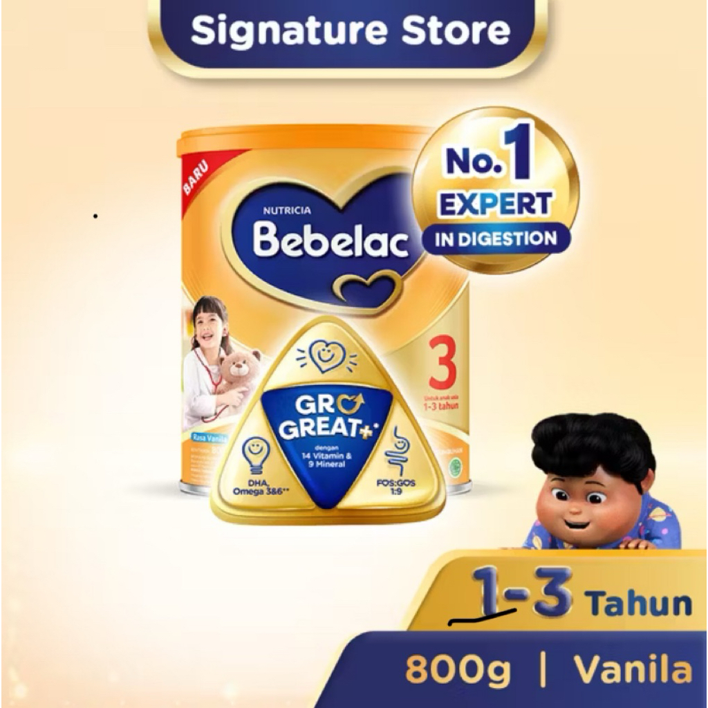 

bebelac nutricia 1-3 tahun rasa vanilla
