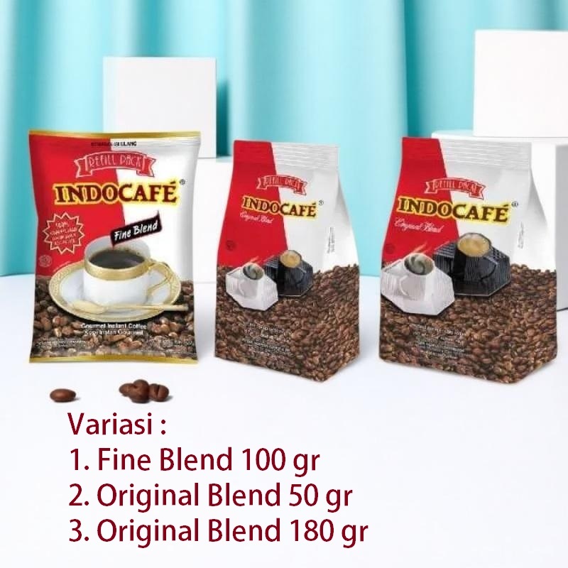 

INDOCAFE Original Blend REFILL fine blend Black Coffee all varian