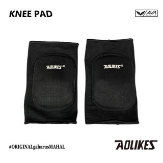 Aolikes Kneepad Support Wrap Sleeve Deker Lutut Kaki Kiper Futsal Isi 1 Pasang