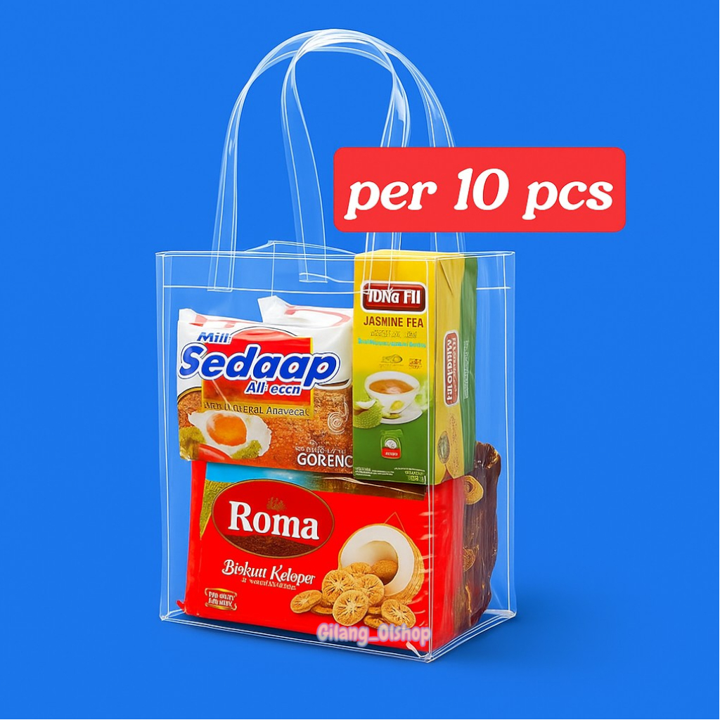 

COD Tas Ulang Tahun Anak Goodie Bag Souvenir Mika Transparan