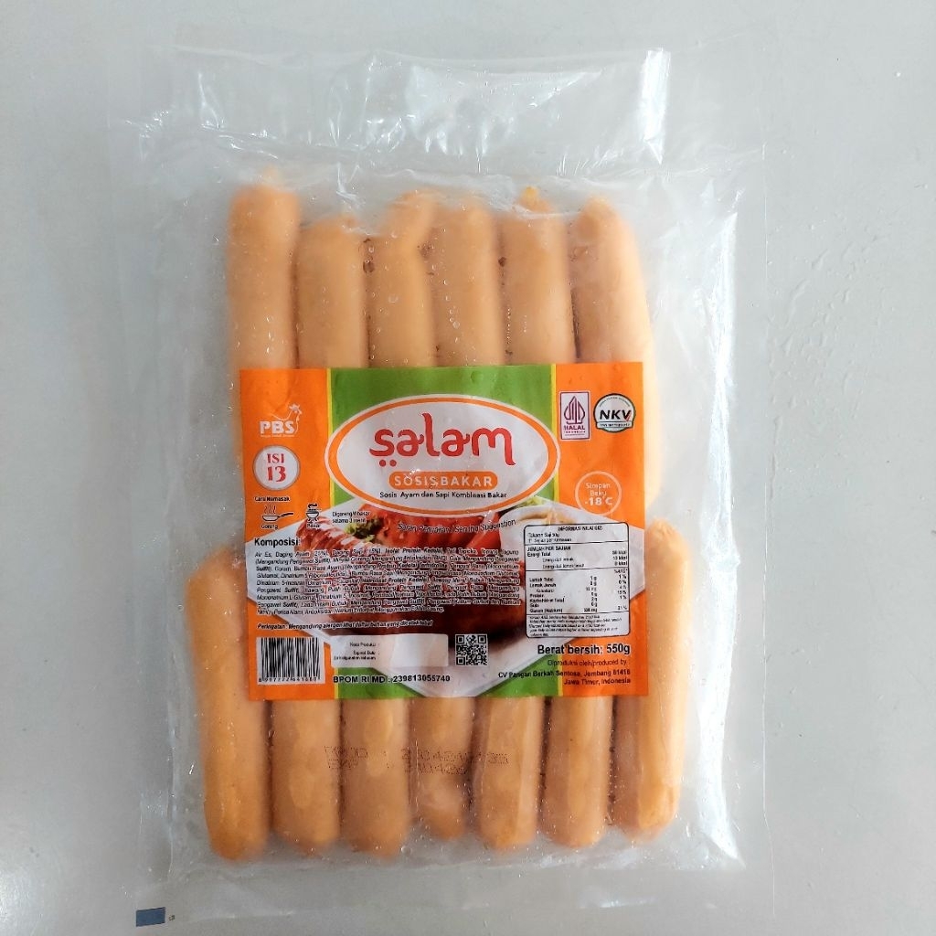 

Salam Sosis Sapi Mini Jumbo 550g isi 13