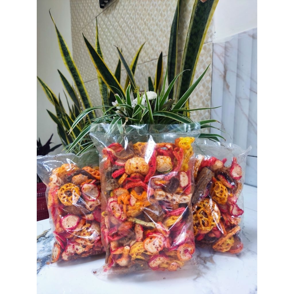 

Seblak Mix Pedas Gurih Kekinian 250 Gr - 1 Kg | Renyah Cemilan Murah Enak