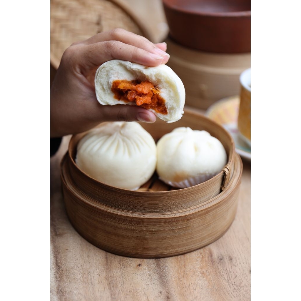 

BAKPAO CHARSIU AYAM PREMIUM/BAKPAO AYAM PANGGANG/BAKPAO FROZEN FOOD/BAKPAO HALAL/BAKPAO RESTO/ISI 10 PCS