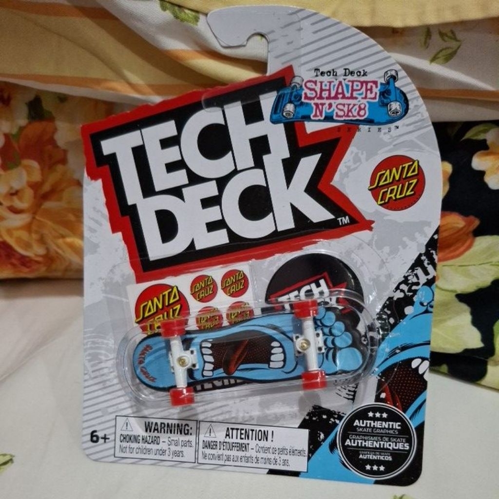santa cruz tech deck shape n sk8 skate board