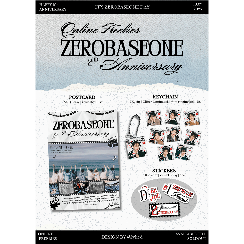 

Freebies Online Anniversary Zerobaseone by ly_lied