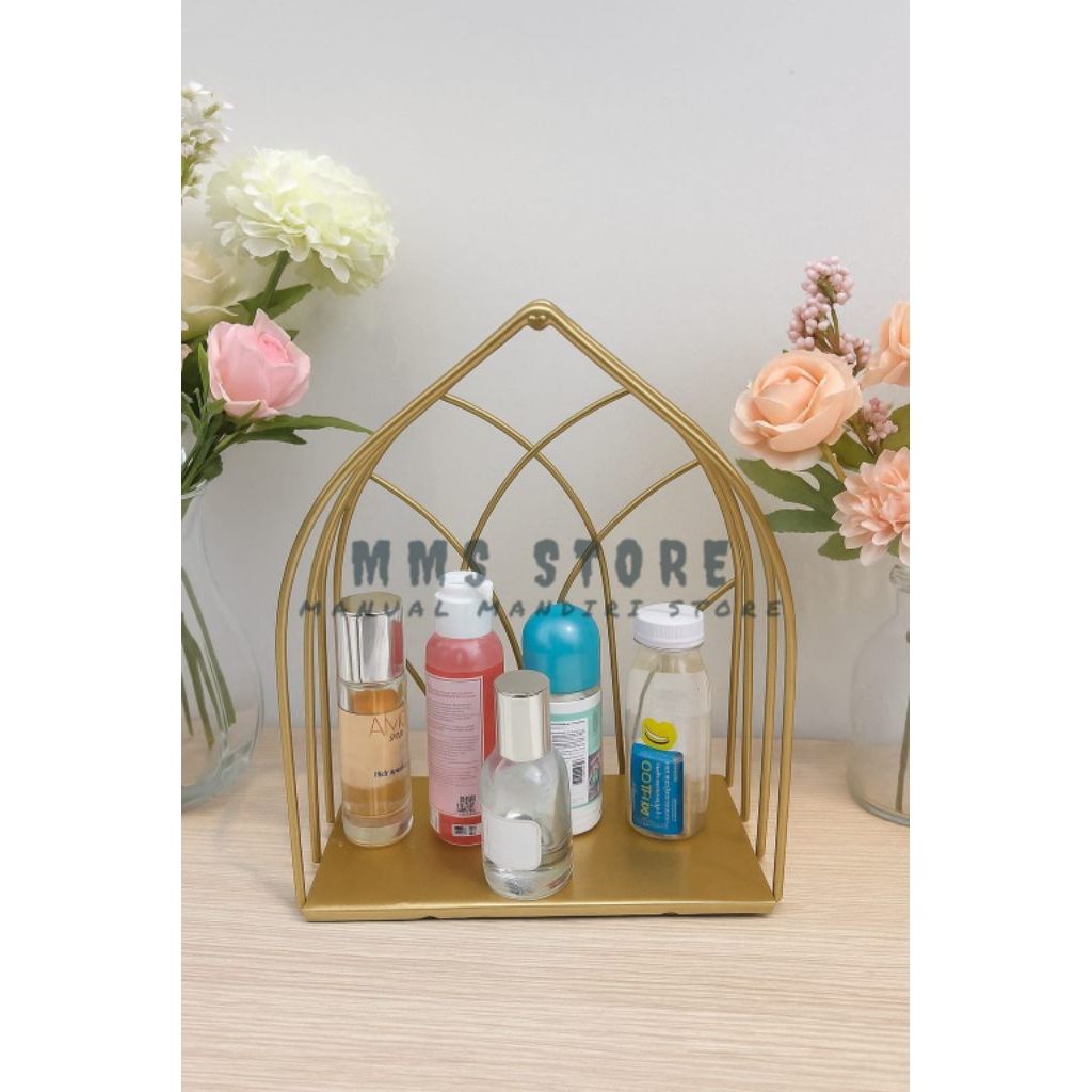 Rak Skincare aesthetic Minimalis-termurah & terlaris, rak skincare terbaru