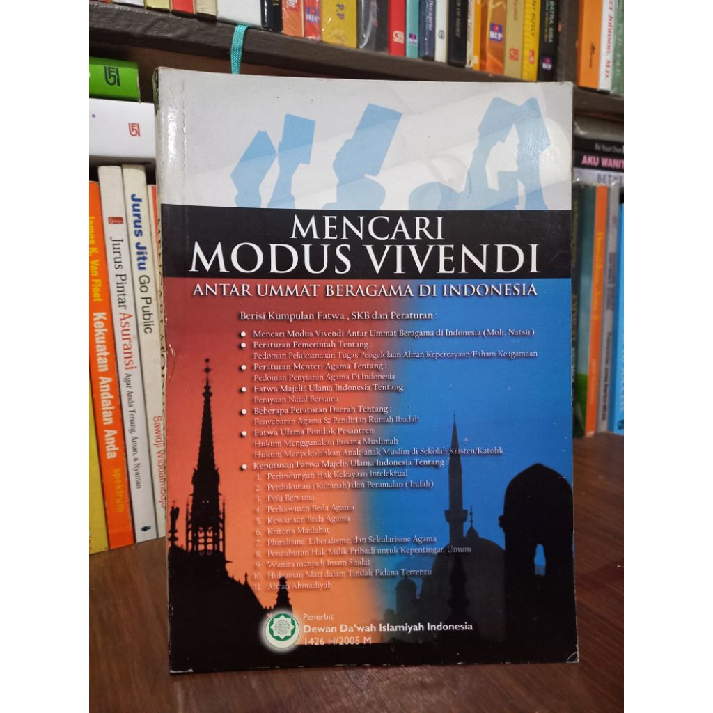BUKU MENCARI MODUS VIVENDI / ANTAR UMAT BERAGAMA DI INDONESIA