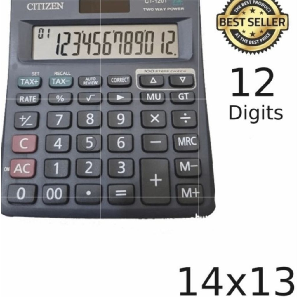 

Kalkulator CT 120T - 12 Digit - Murah Bagus