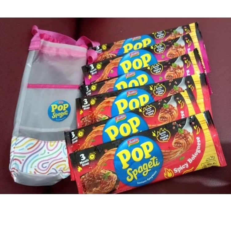 

PAKET INDOMIE POP SPAGETI ( ISI 6) FREE TAS SERUT CANTIK PRJ 2025