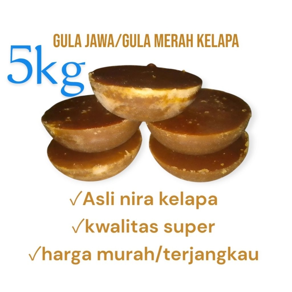 

gula merah kelapa asli pacitan 5kg