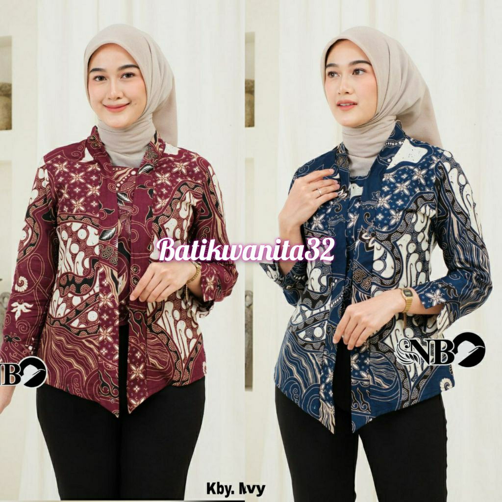 Batik wanita modern Monalisa batik seragam batik wanita couple kantor batik seragam