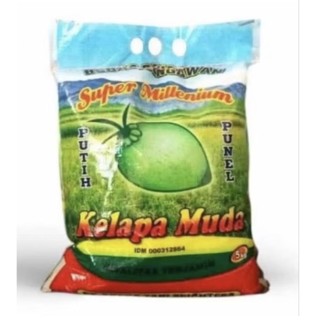 

(5KG) BERAS KELAPA MUDA PERIUM PUNEL BERAS MASAK