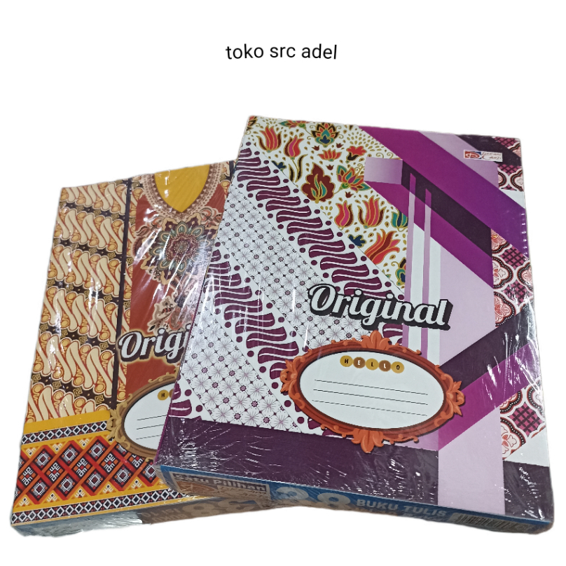 

[1 PACK] Buku Tulis DREAM CARD BATIK Isi 38 Lembar x 10 Buku