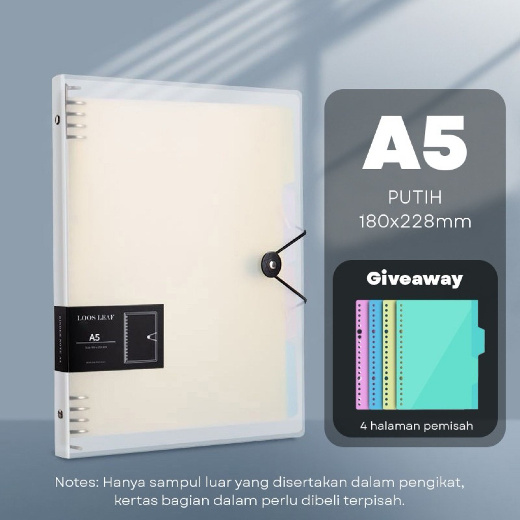 

Binder A5 | Planner | Buku binder A5