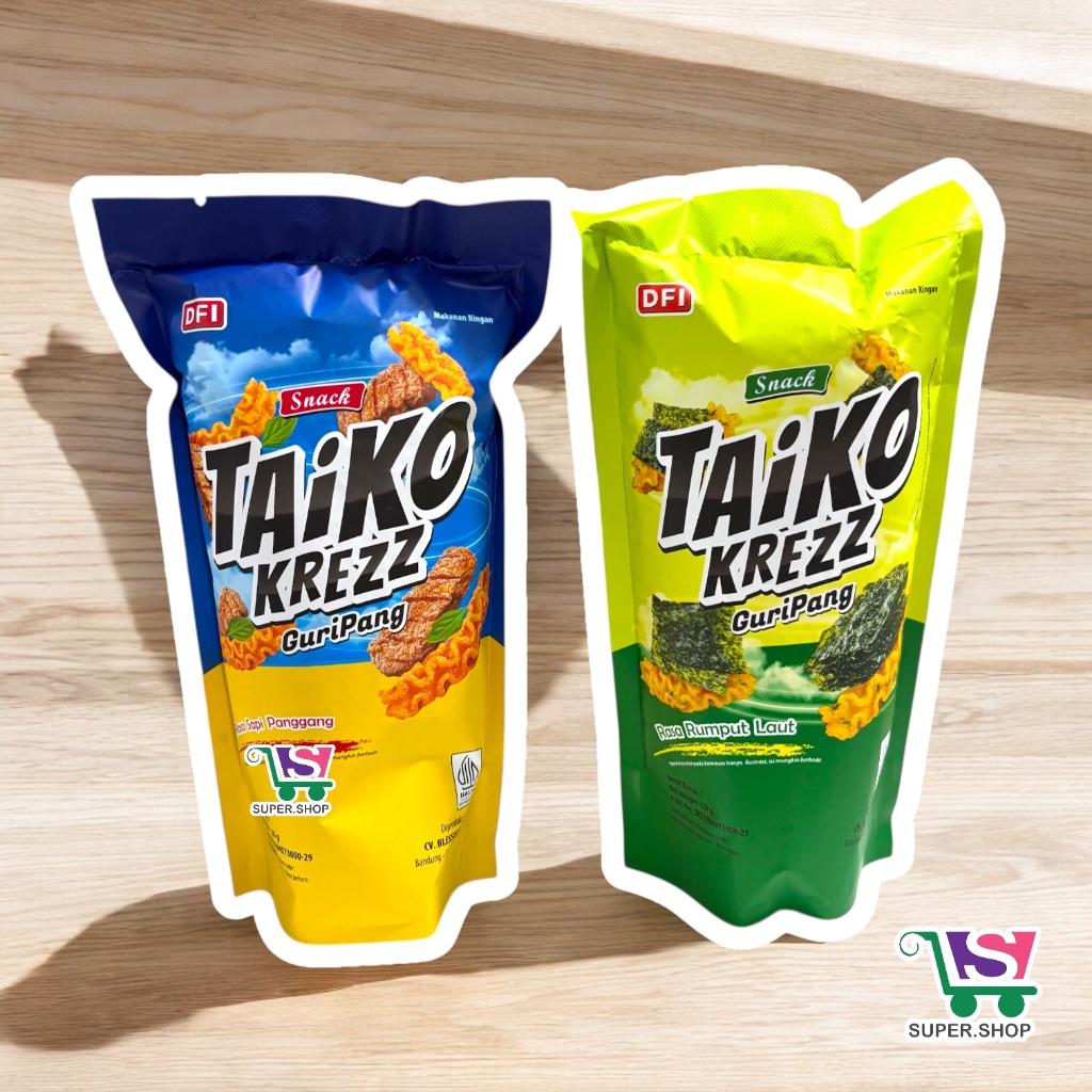 

Taiko Krezz Guripang Snack Viral Pouch 28 Gram