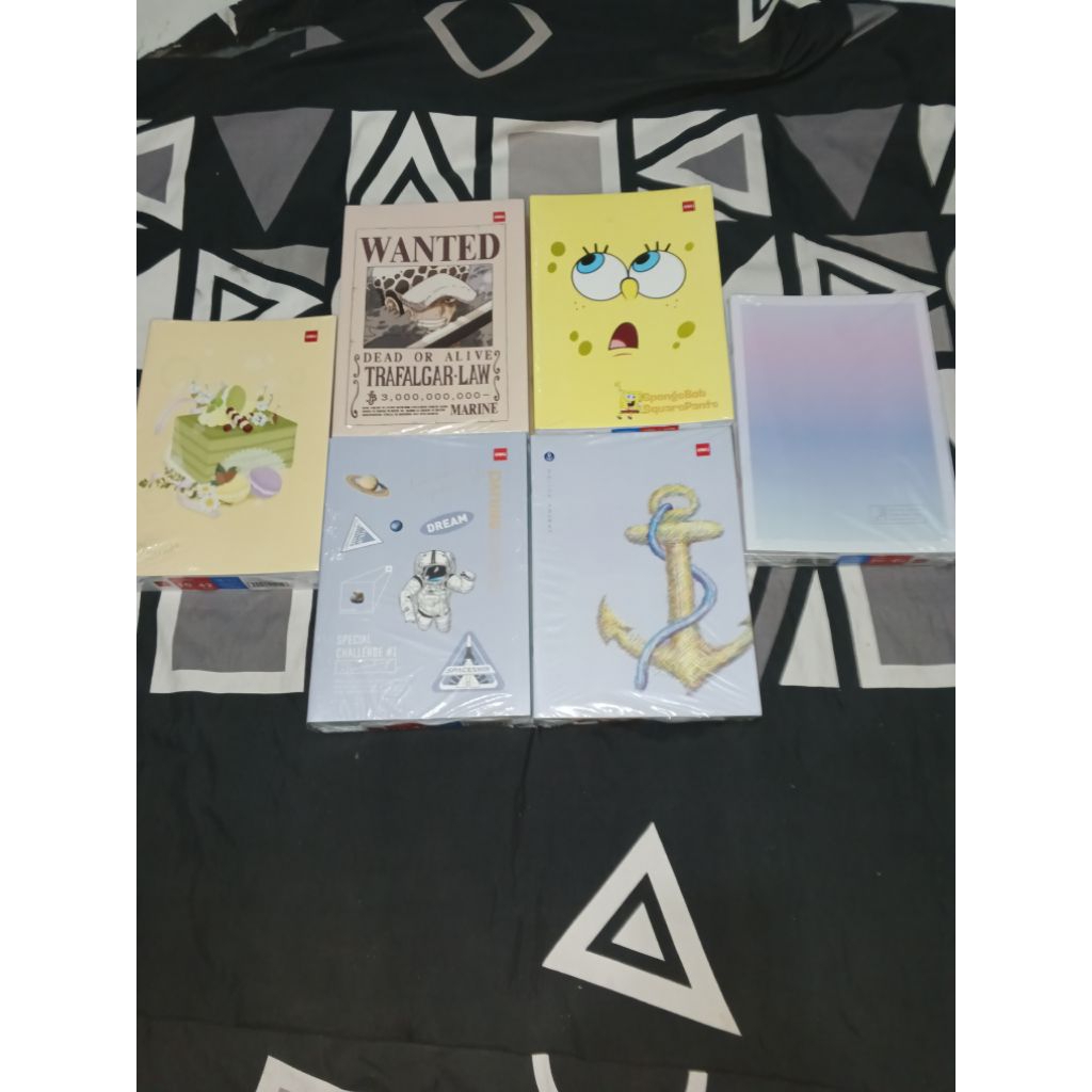 

BUKU TULIS BESAR BOXY DELI 42 LEMBAR 1 PAK (10pcs), Buku sekolah panjang B5