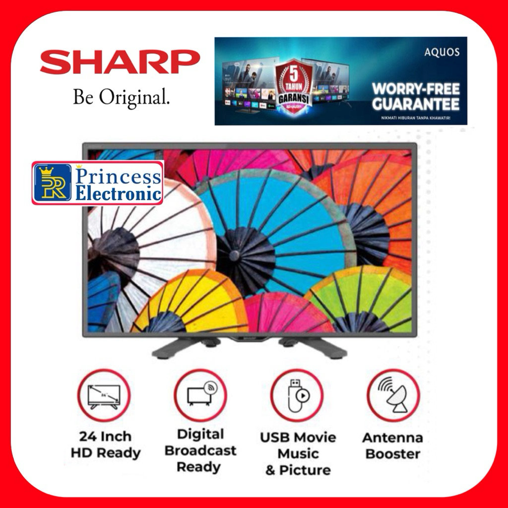 Promo LED TV Sharp 24 inch Digital TV