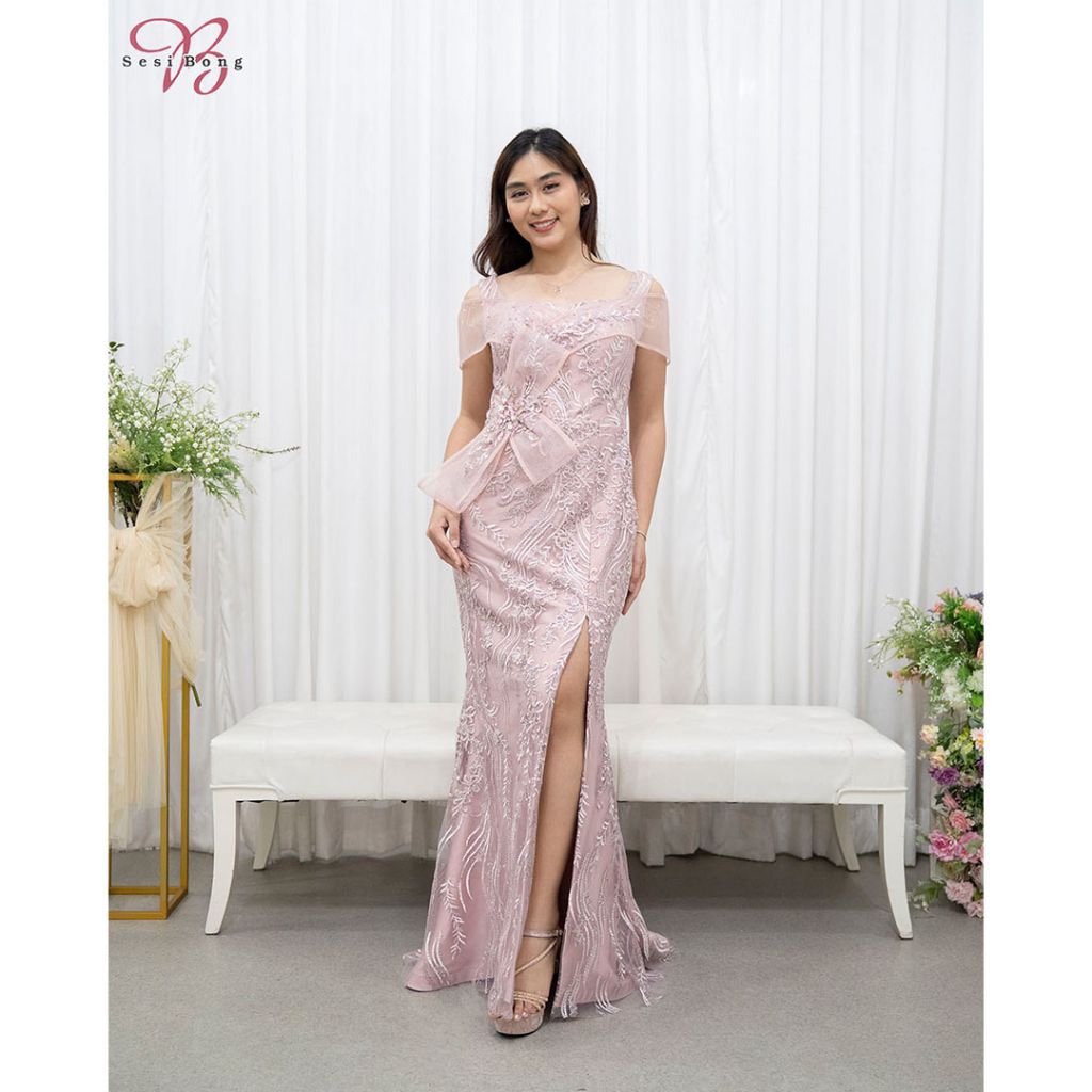 Gaun Pesta 1141 Dusty Pink