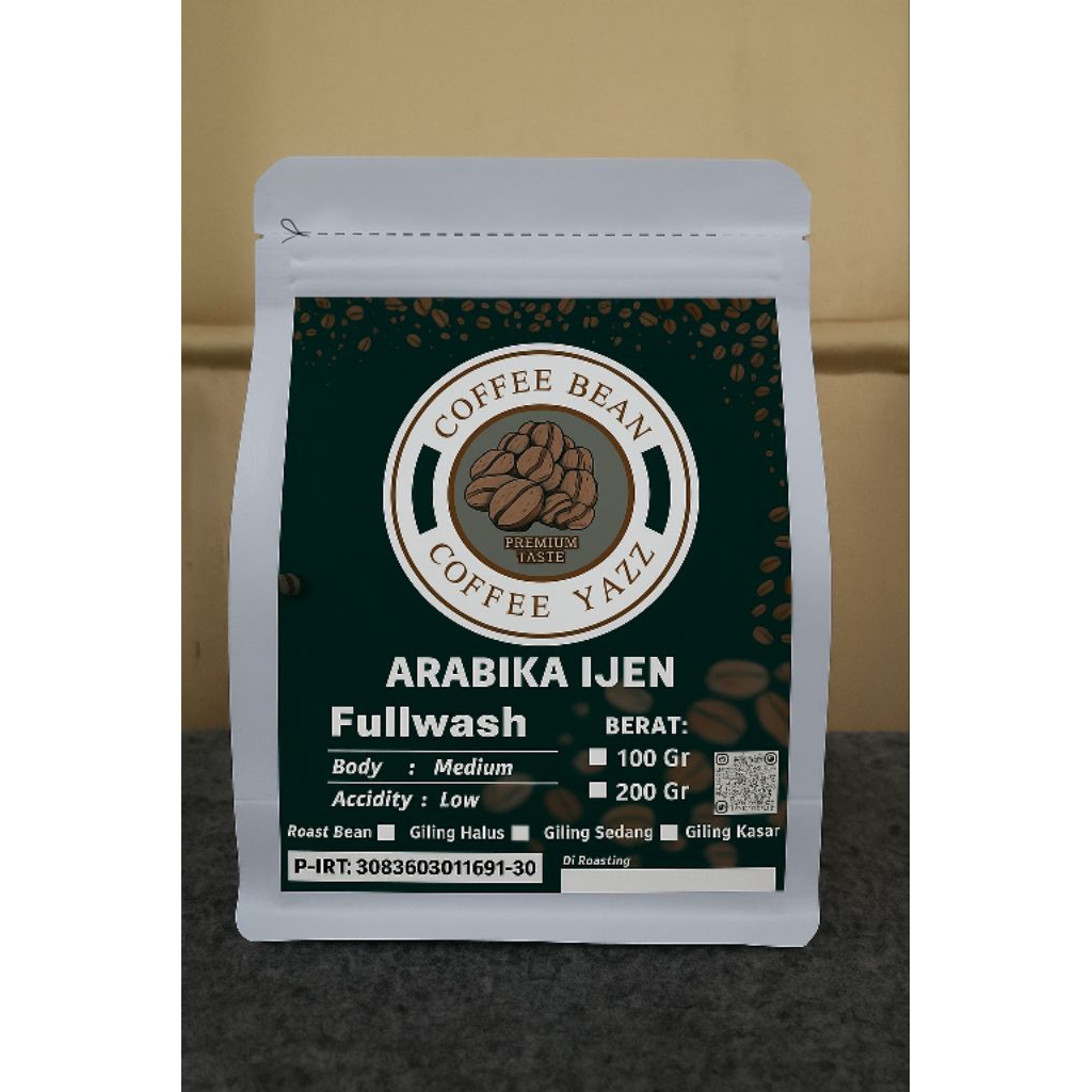 

Kopi Arabika Ijen Fullwash||100&200 Gram