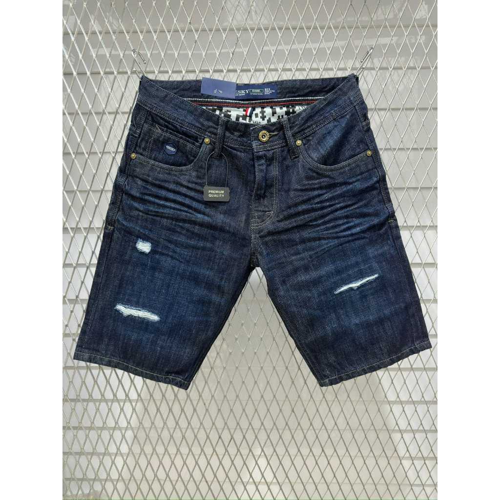Celana Pendek Jeans Onesky Original Terbaru / celana pendek pria / celana pendek pria dewasa / celan