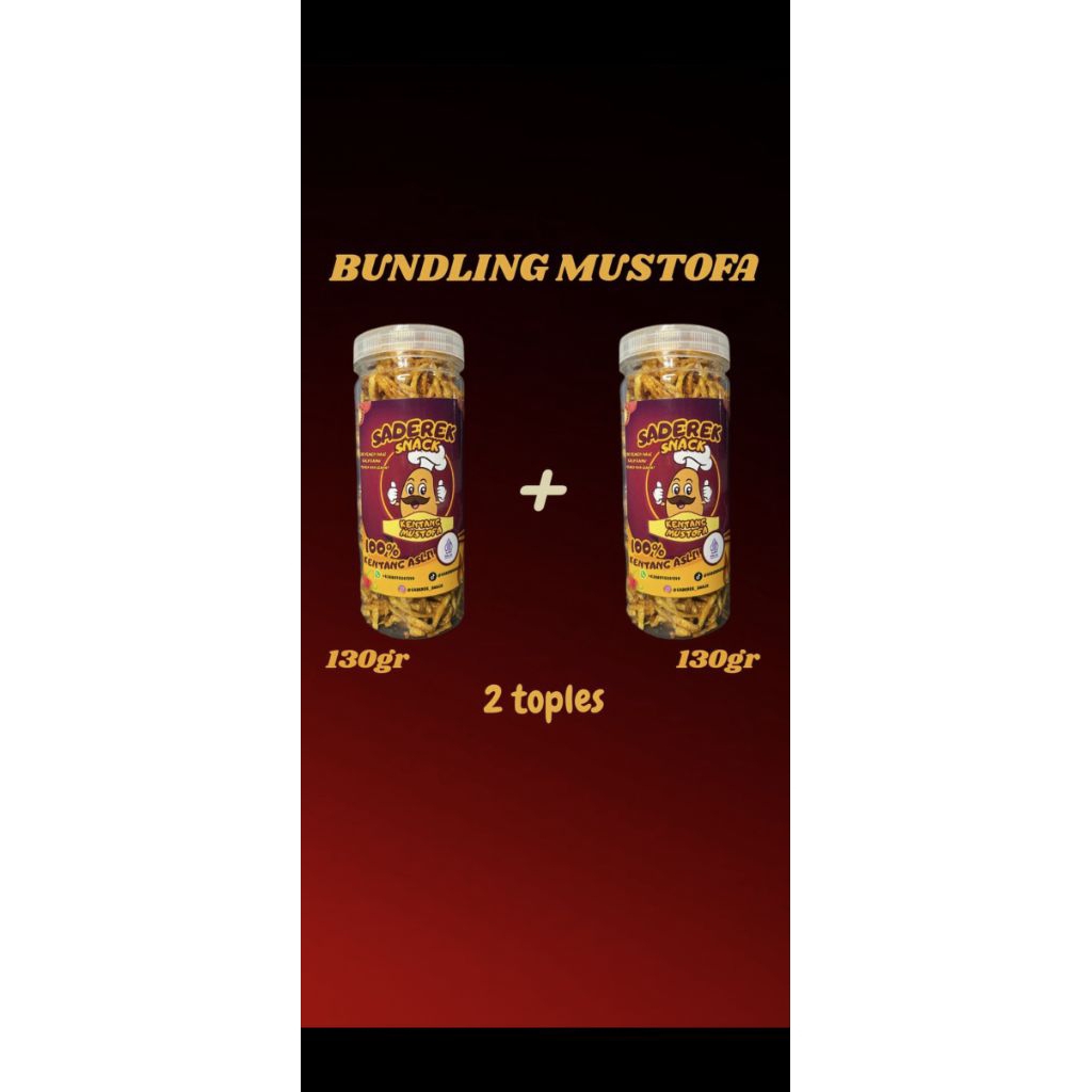 

Bundling Kentang mustofa by SADEREK snack toples