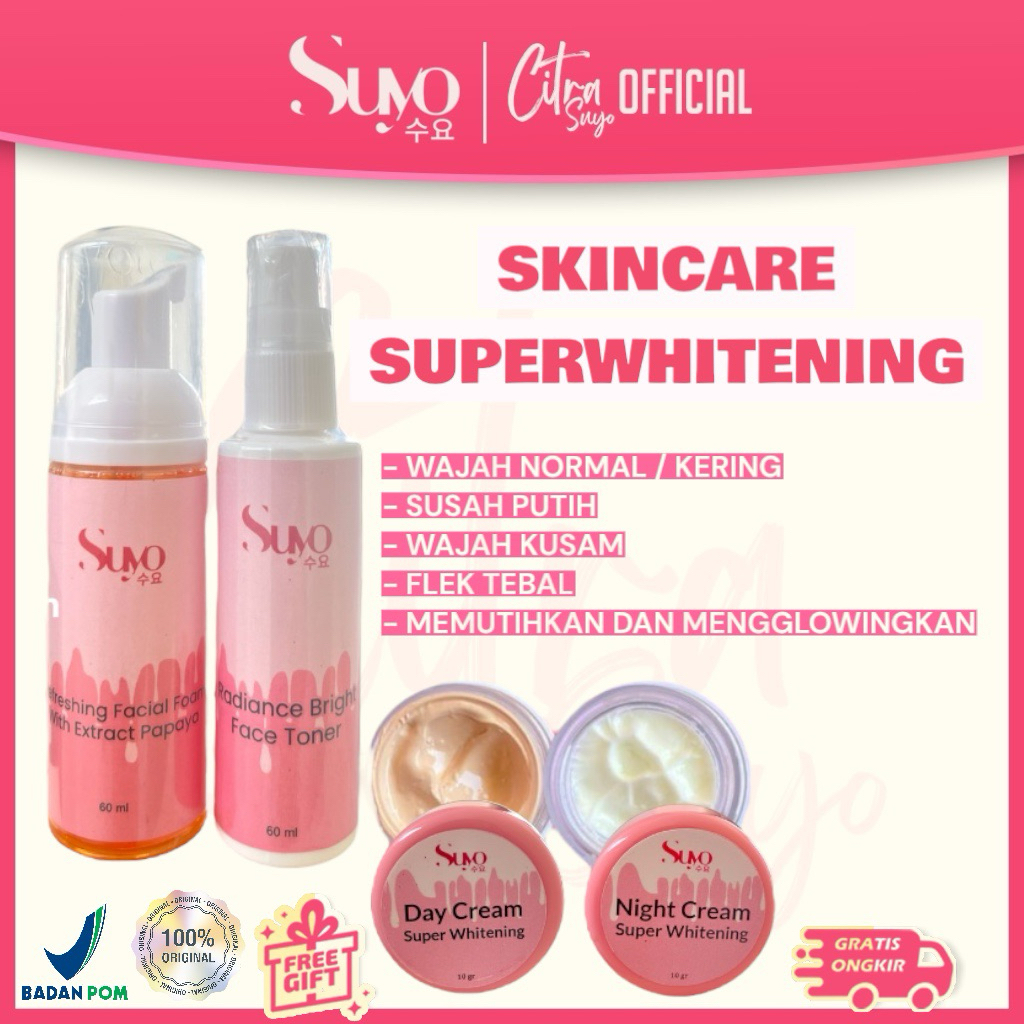 CREAM SUPER WHITENING BY SUYO / SUYO SUPERWHITENING / SUPERWHITENING SUYO