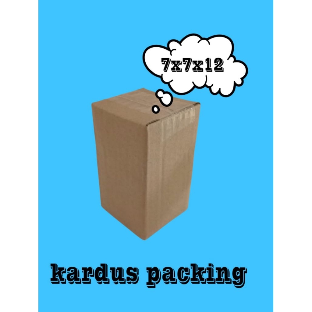 

kardus packing UK 7x7x12 kardus besar kardus kecil..