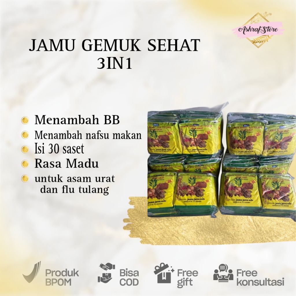 

3in1 (rasa madu) isi 30 sepack