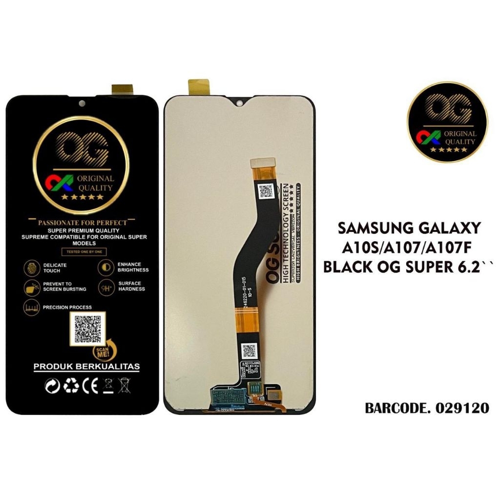LCD SAMSUNG GALAXY A105 / A107 / A107F BLACK OG SUPER