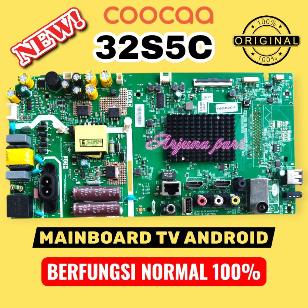 MB TV COOCAA 32S5C / MAINBOARD TV COOCAA 32S5C / MESIN TV COOCAA 32S5C / MODUL TV COOCAA 32S5C / MB 