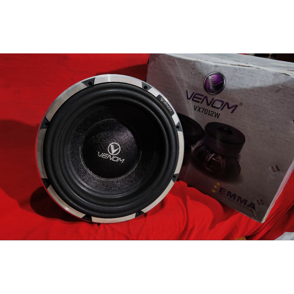 Subwoofer Venom VX 7012 W Triple Magnet 12 inch - Venom VX 7012 W Triple Magnet Double Voice Coil