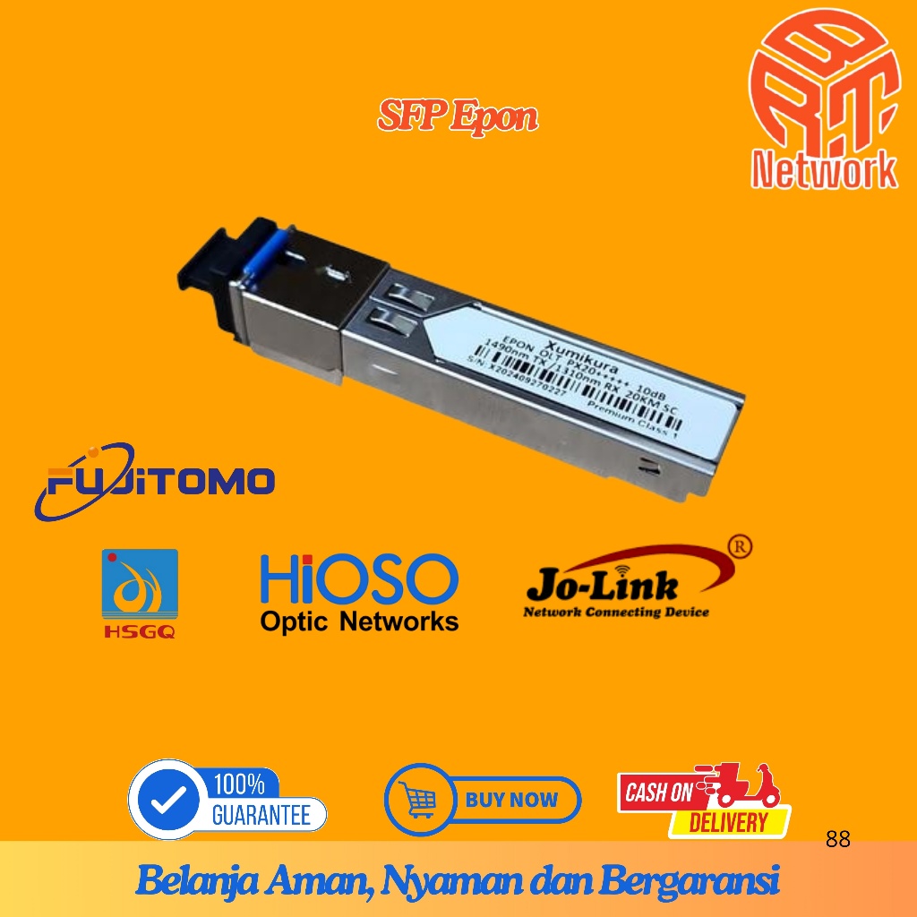 SFP Epon Fiber Optic Support Olt Epon