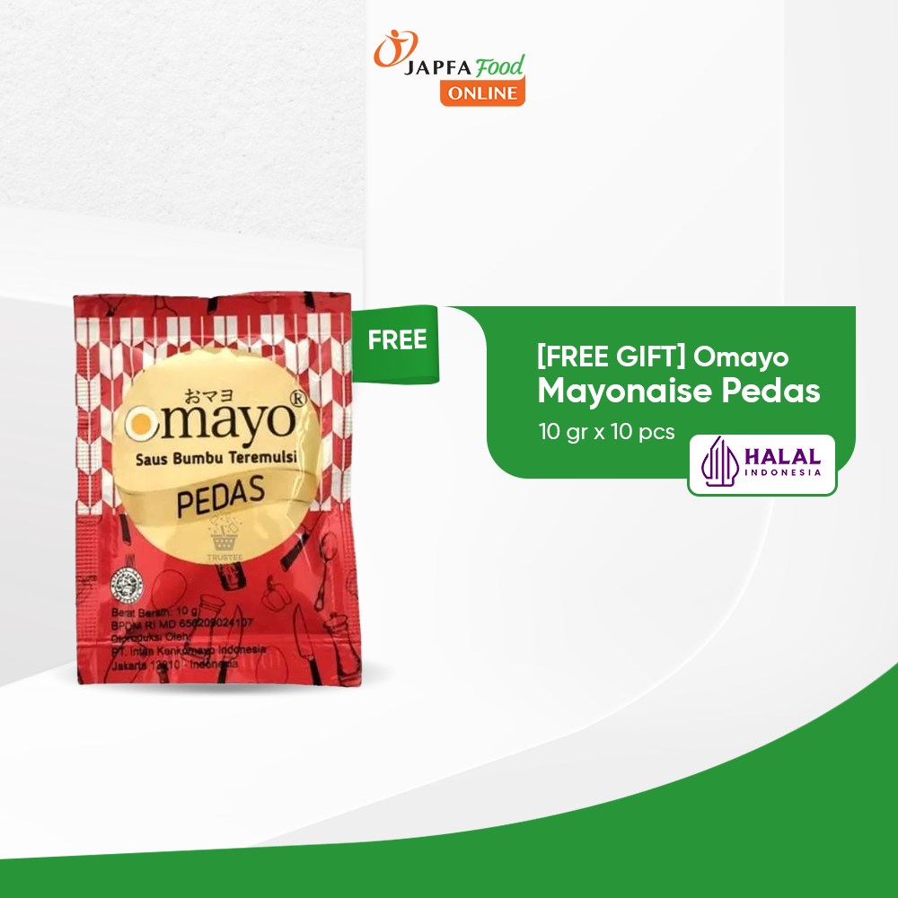 

(Not For Sale) Free Gift - Omayo Mayonaise Pedas 10gr x 10pcs