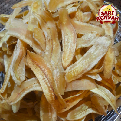 

Keripik Pisang Gurih Renyah 250 Gram / Cemilan Kripik Pisang - Sari Renyah